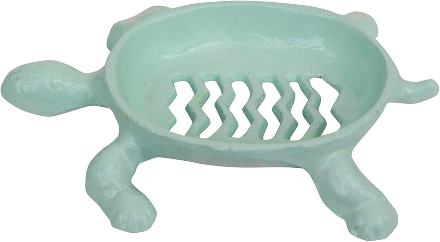 Creative Co-Op Cast Iron Turtle Soap Dish