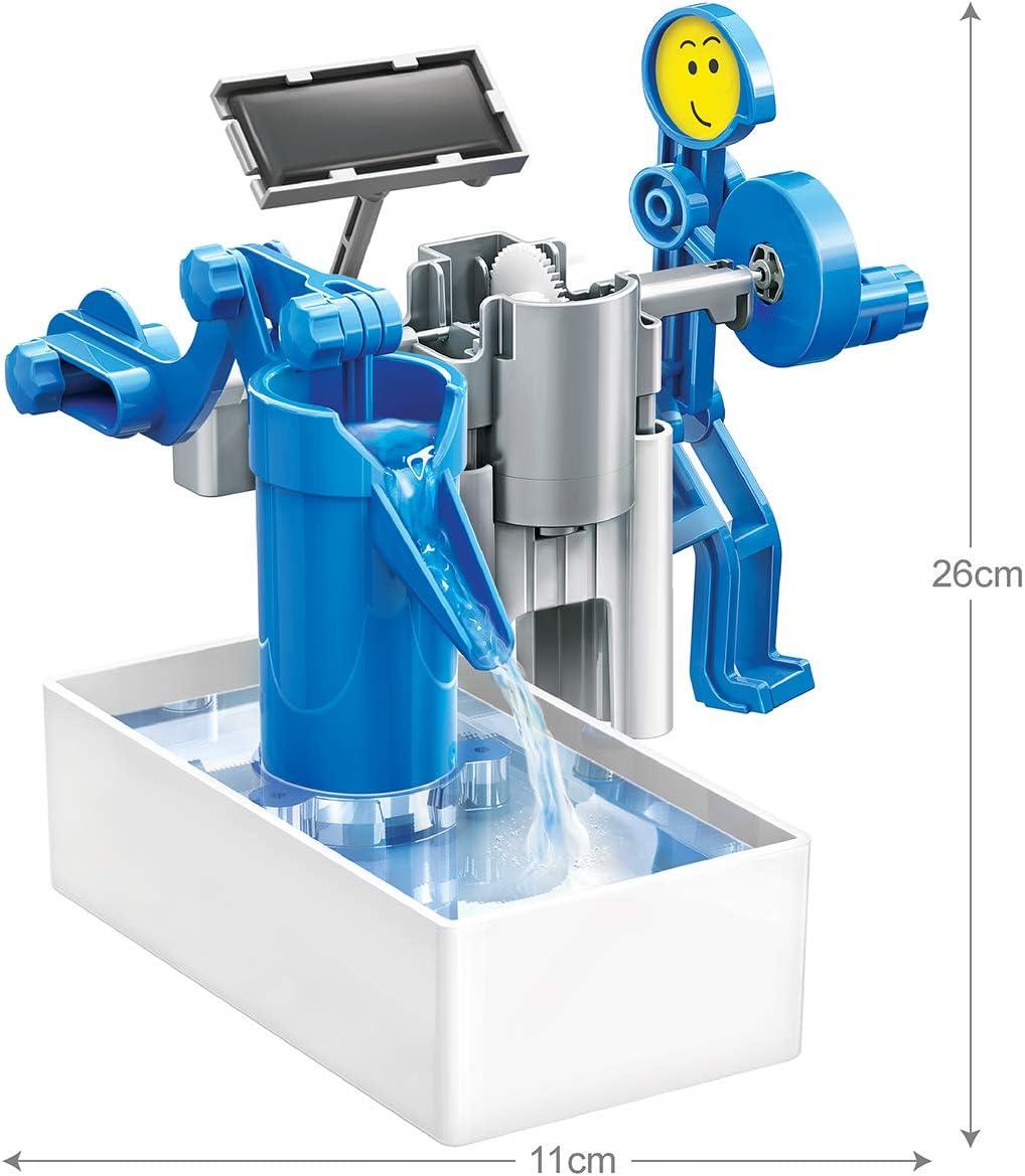 Hybrid Solar and Engine-Powered Water Pump Science Art Skill Toy Kit