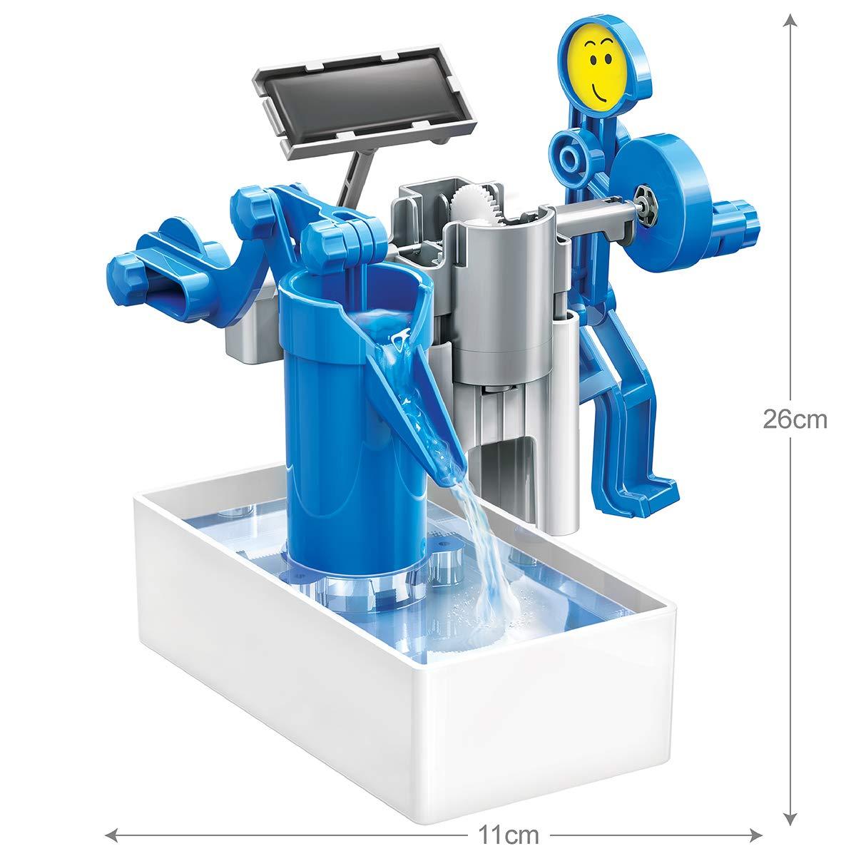 Hybrid Solar and Engine-Powered Water Pump Science Art Skill Toy Kit
