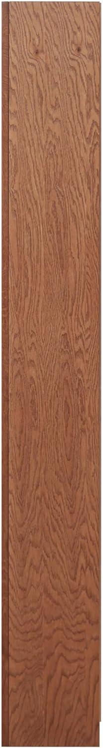Concepts in Wood Book Shelf - 84" Tall Wood Bookcase Furniture - Oak