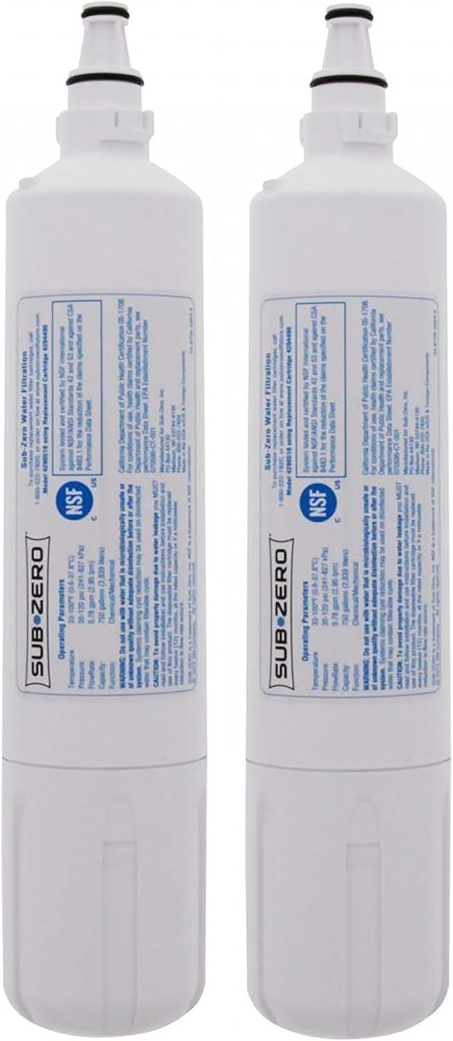 Sub-Zero 4204490 Refrigerator Water Filter Replacement Cartridge, 2 Pack