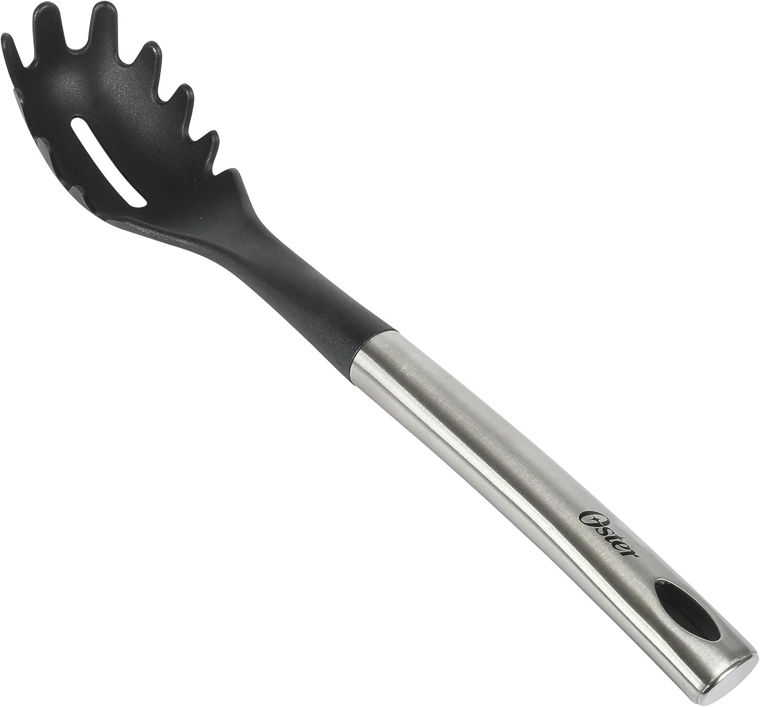 Stainless Steel and Nylon Pasta Server with Ergonomic Handle