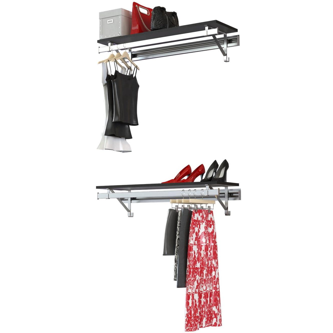 Arrange a Space Double Shelf-Hang Closet System