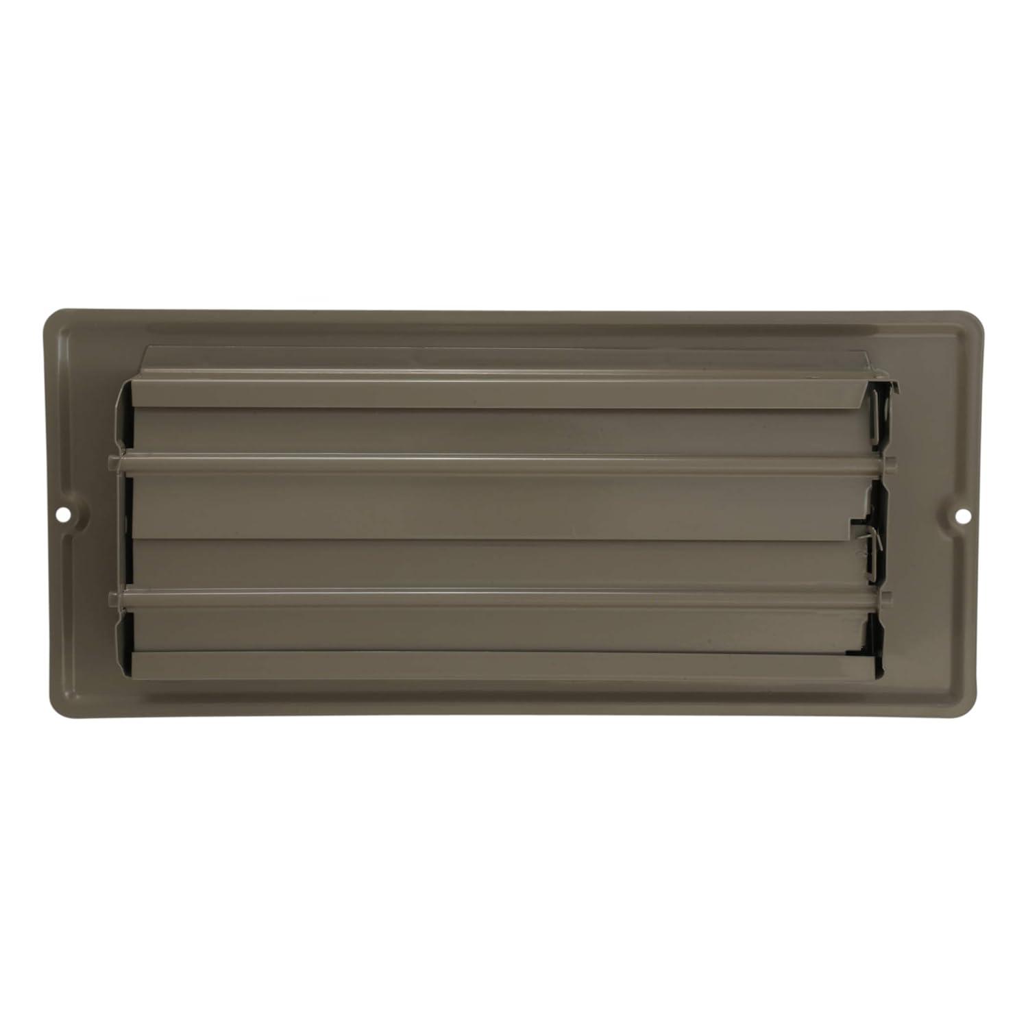 Brown Steel Floor Register for Mobile Homes and RVs