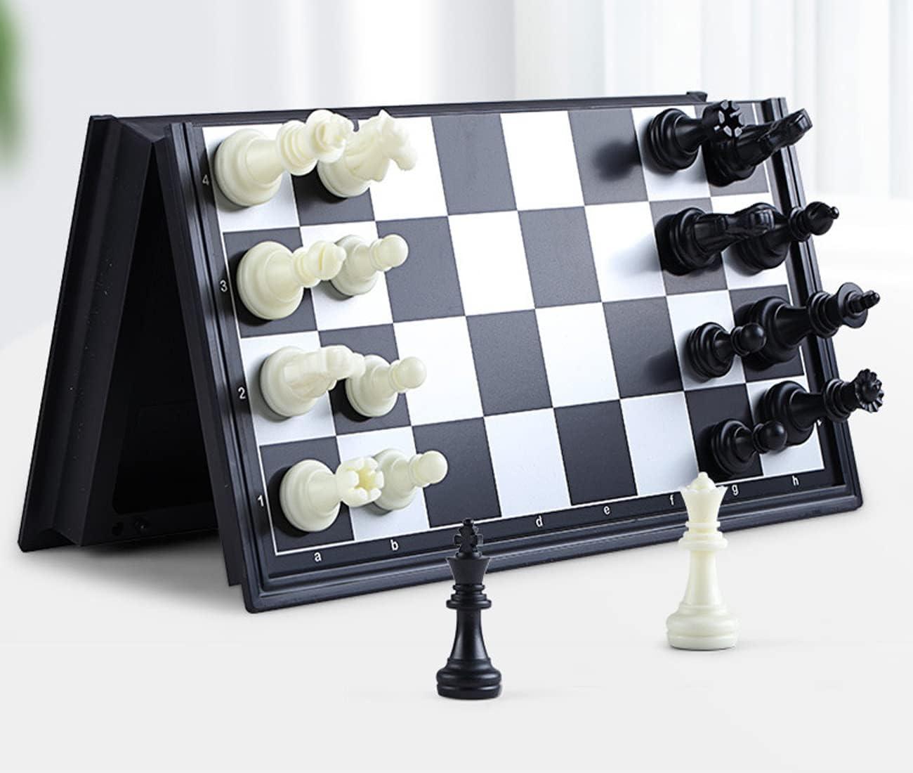 Chess Set Magnetic Travel Folding Board Games Portable Gifts for Kids and Adult, Magnetic Travel Chess Set, Folding Chess Board, Educational Board Game Set