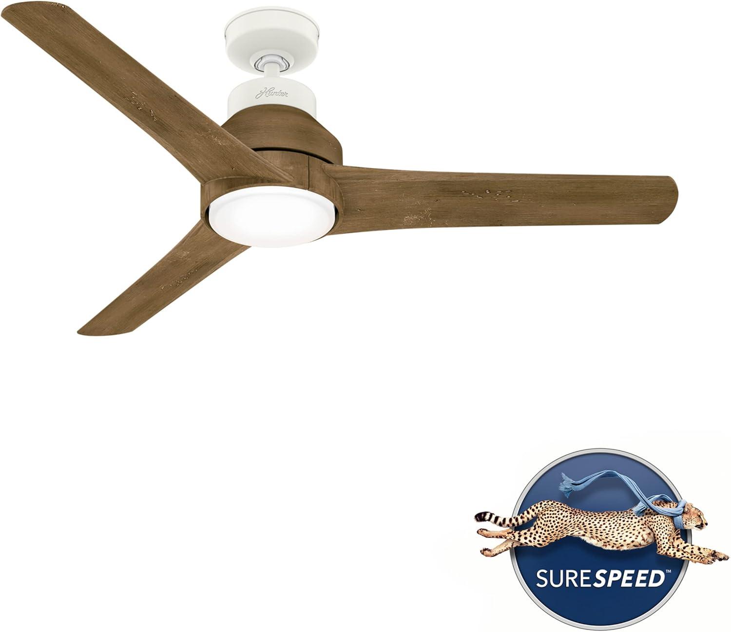 52'' Lakemont 3 - Blade LED Indoor / Outdoor Modern Ceiling Fan with Remote Control and Light Kit