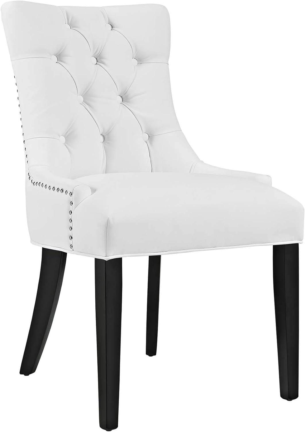 Set of 2 Regent Dining Side Chair Vinyl White - Modway