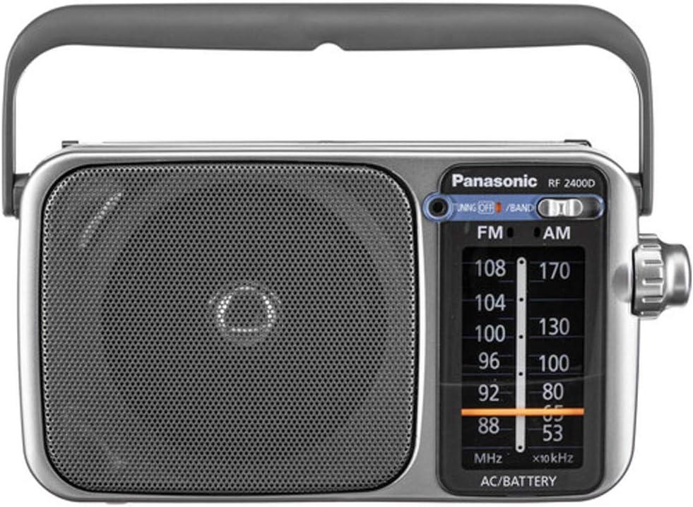 Panasonic® AM/FM AC/DC Portable Radio in Silver