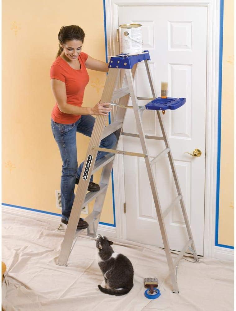 Louisville Ladder 10 ft. Aluminum Step Ladder with 250 lbs. Load Capacity Type I Duty Rating