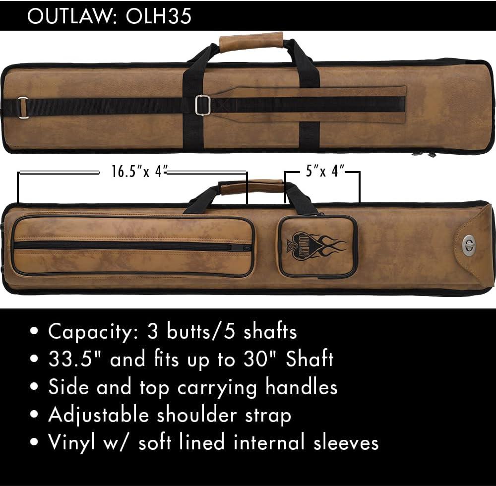 Outlaw Cases Outlaw Cases Vinyl Pool Cue Case