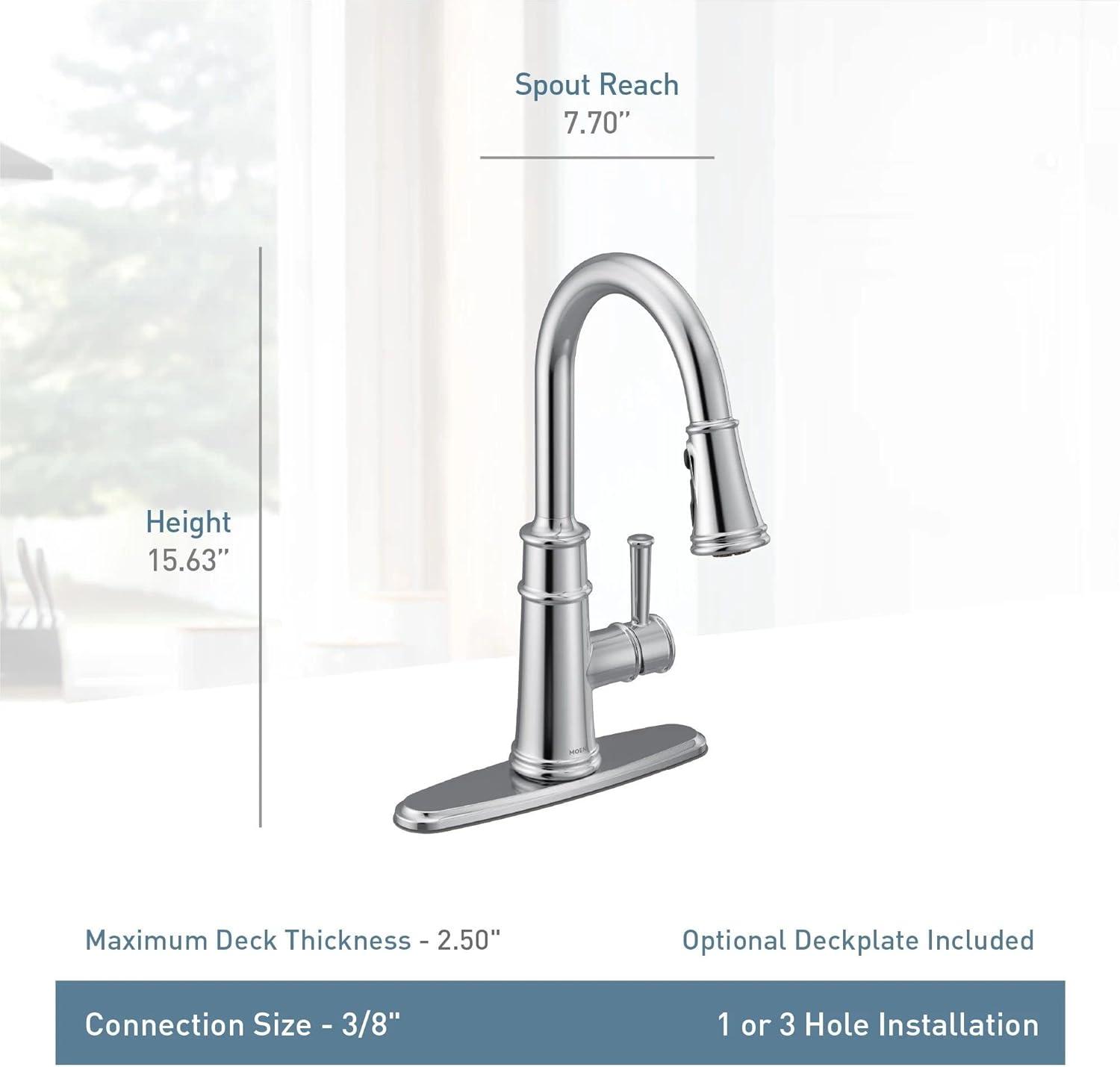 Belfield One-Handle High Arc Pulldown Kitchen Faucet