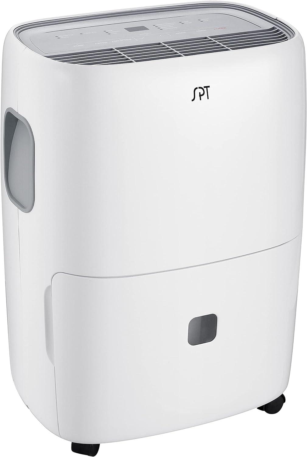 White 50-Pint Energy Star Dehumidifier with Built-in Pump