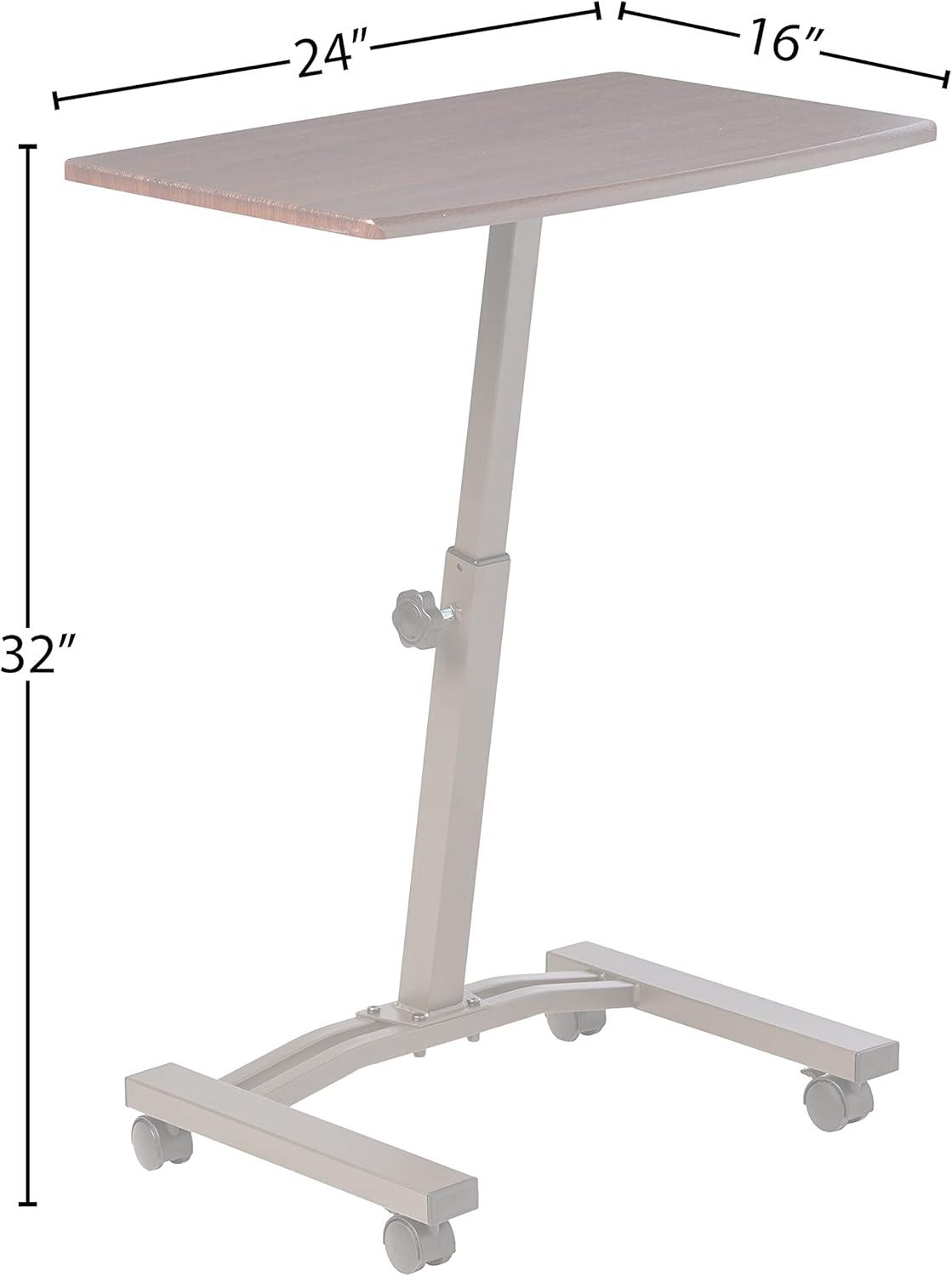 Jewgeni 24'' W Rolling Desk or Stand with Wheels