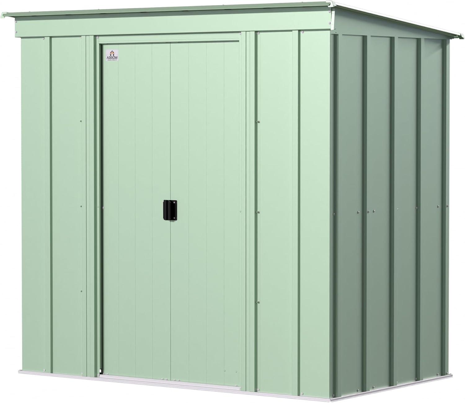 Arrow Arrow 6 ft. W x 4 ft. D Metal Tool Shed