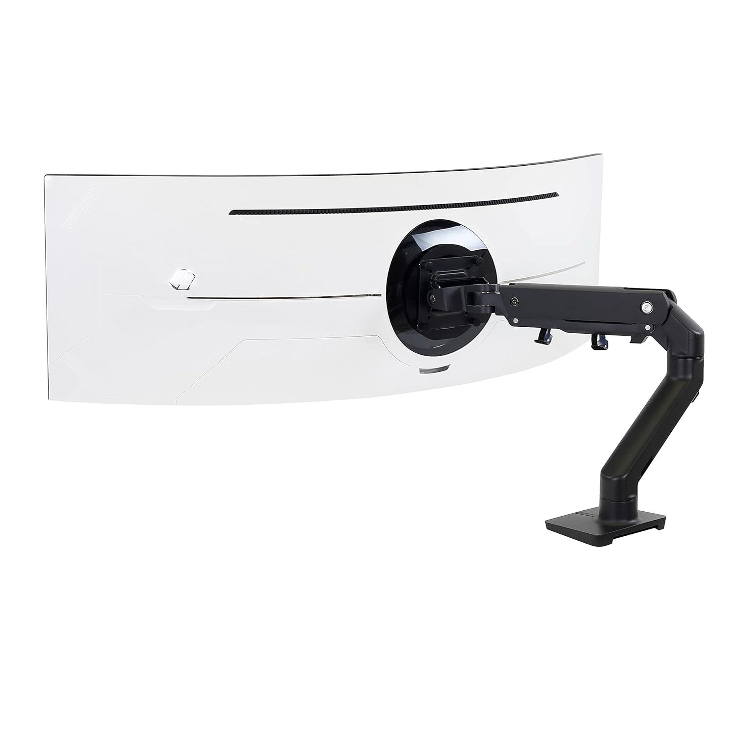 Ergotron HX Ultrawide Monitor Arm Desk Mount Screens 20-42 lbs Matte Black