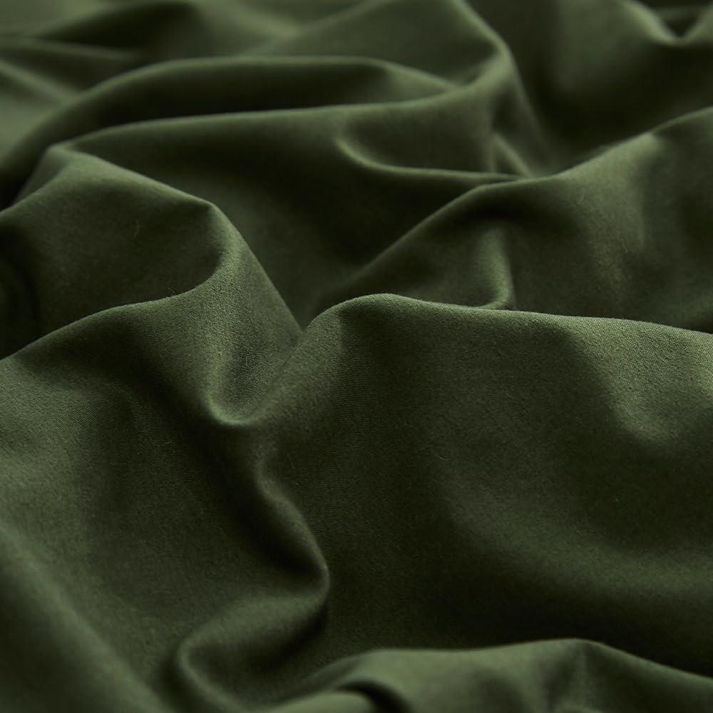 AMWAN Army Green Duvet Cover Full Bedding Set Modern Soft Olive Green Duvet Cover Full Size 3 Pieces Comforter Cover Forest Green Bedding Duvet Cover 1 Green Duvet Cover 80”x90” with 2 Pillowcases