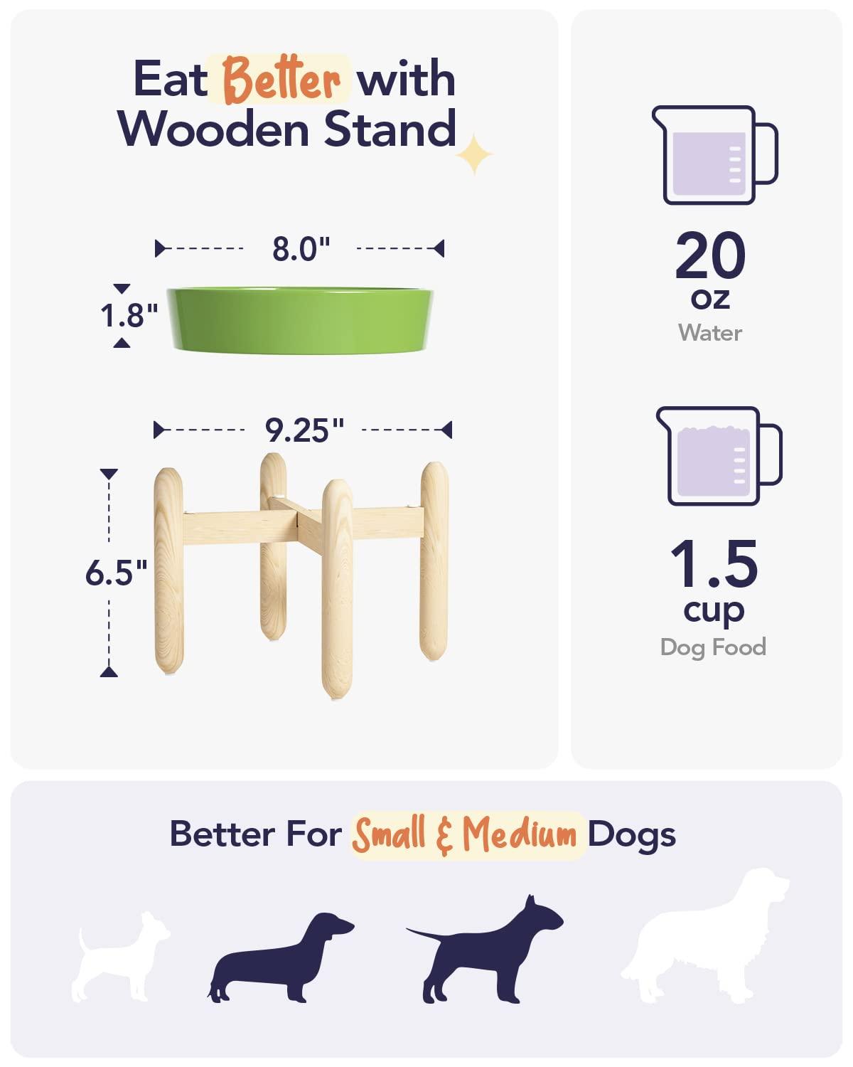 Ceramic Slow Feed Dog Bowls
