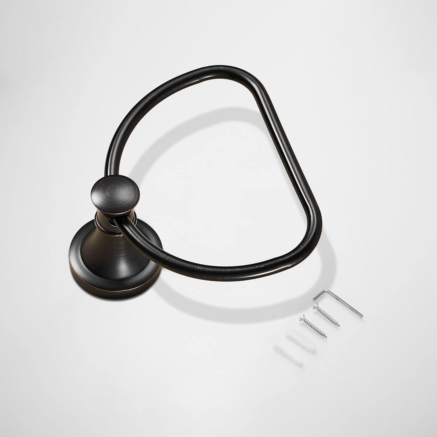 Oil Rubbed Bronze Stainless Steel Wall Mounted Towel Ring