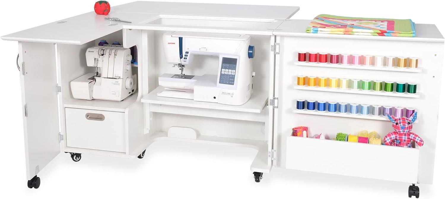Arrow Sewing Wallaby Sewing Cabinet with Hydraulic Machine Lift by Kangaroo Sewing Furniture