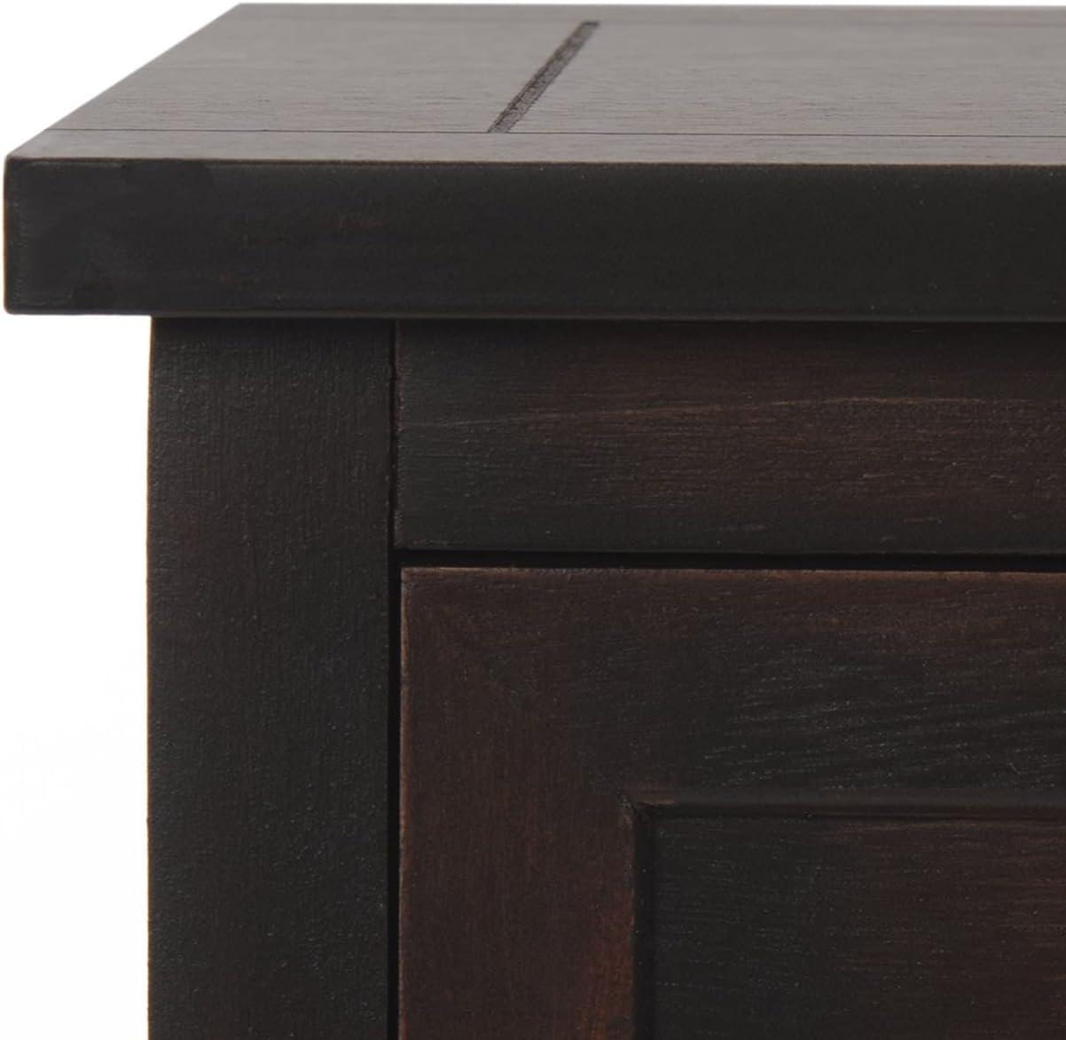 Herman Storage Unit with Wicker Baskets - Red - Safavieh.