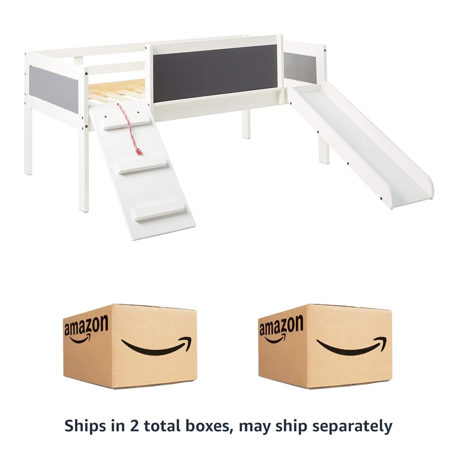 Twin Solid Wood Platform Loft Bed by Donco Kids