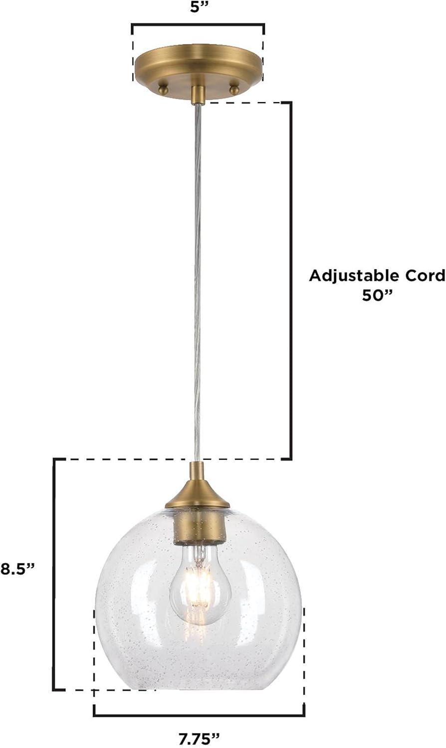 Westinghouse Lighting  Tatze One Light Indoor Mini Pendant - 1-Light Brushed Brass