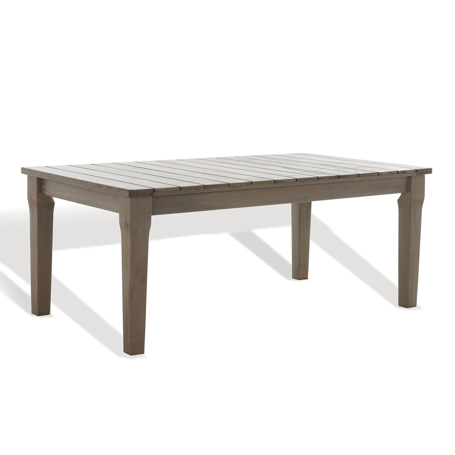SAFAVIEH Couture Martinique Modern Wood Coffee Table, Light Grey