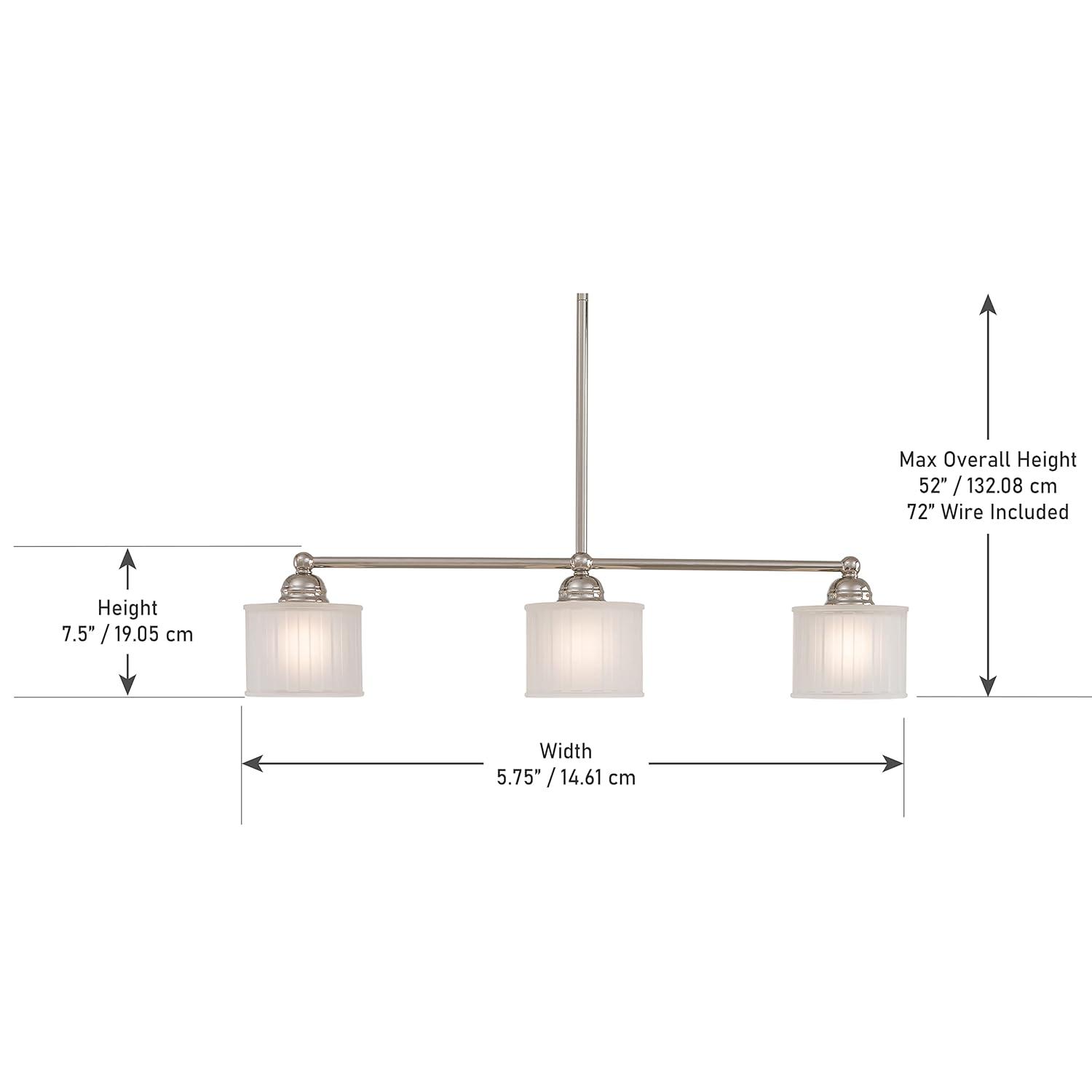 Minka Lavery - 1730 Series - 3 Light Island in Transitional Style - 7.5 inches