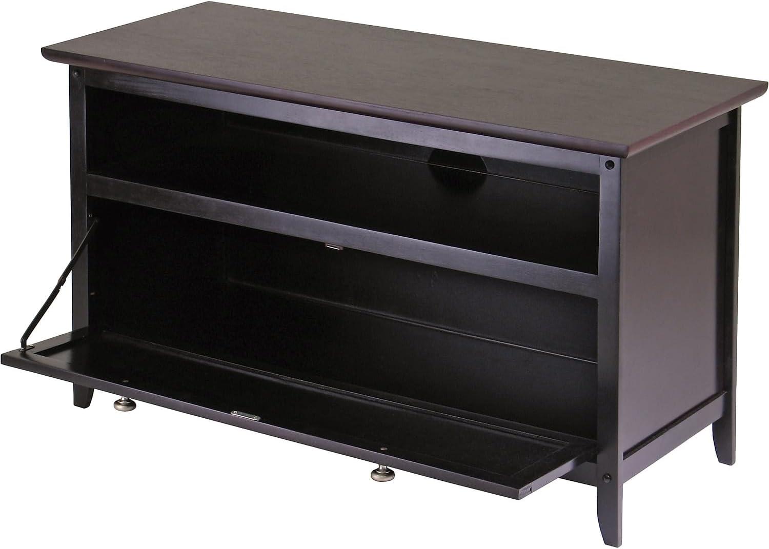 Winsome Wood Zuri TV Media Stand, Espresso Finish