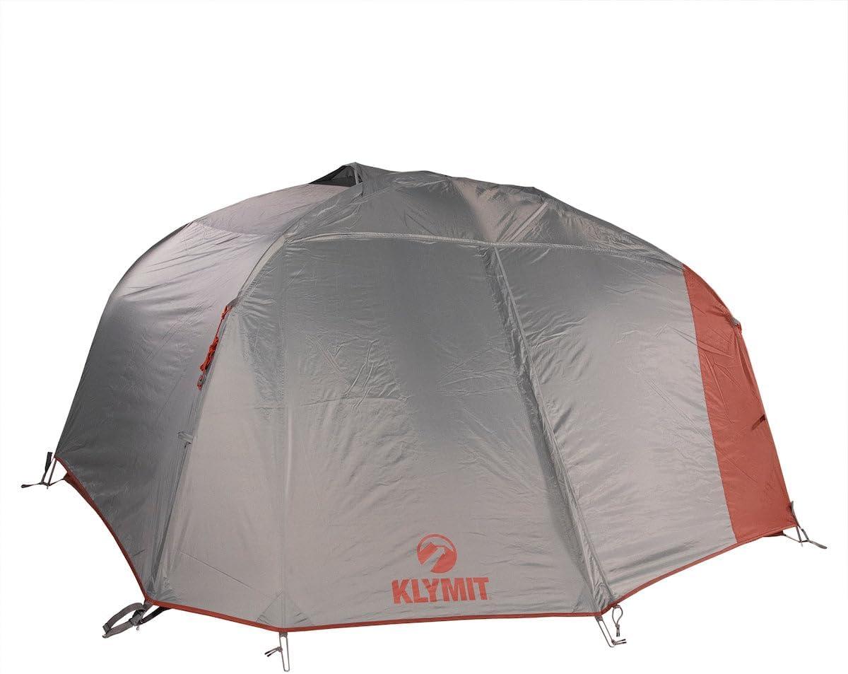 Klymit Cross Canyon 2 Person 3 Season Dome Camping Tent, Red