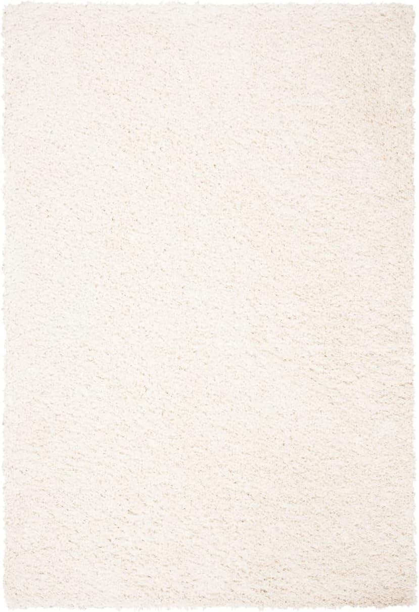 August Shag AUG200 Power Loomed Indoor Area Rug - Ivory - 8'x10' - Safavieh