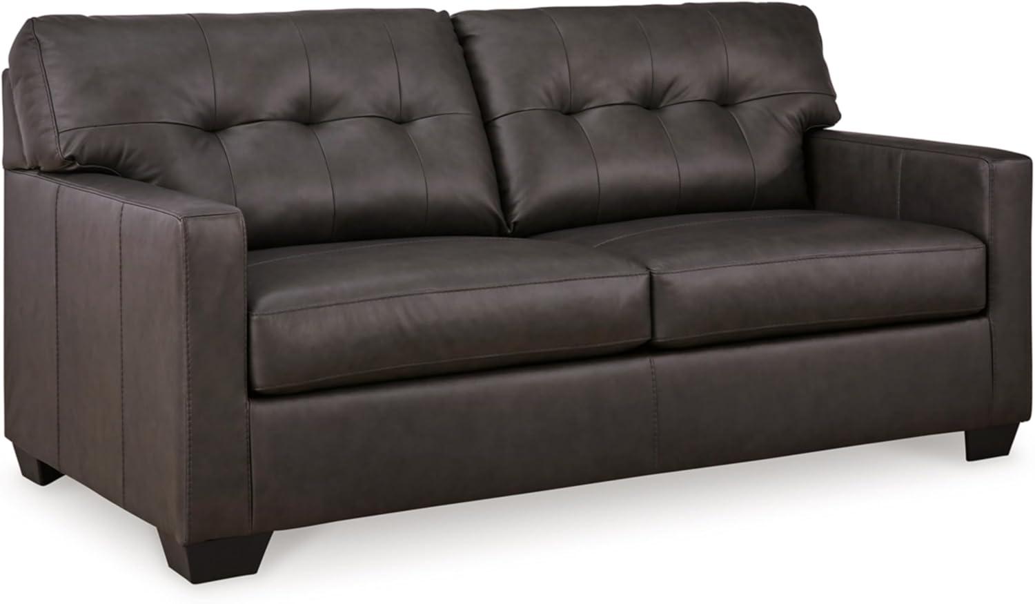 Full Storm Faux Leather Memory Foam Sectional Sofa