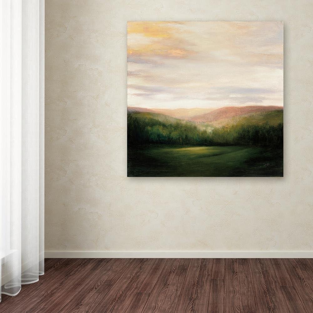 Julia Purinton Celebration Landscape Canvas Art in Pastel Hues