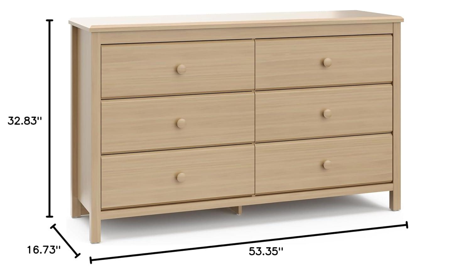 Storkcraft Alpine 6-Drawer Double Dresser