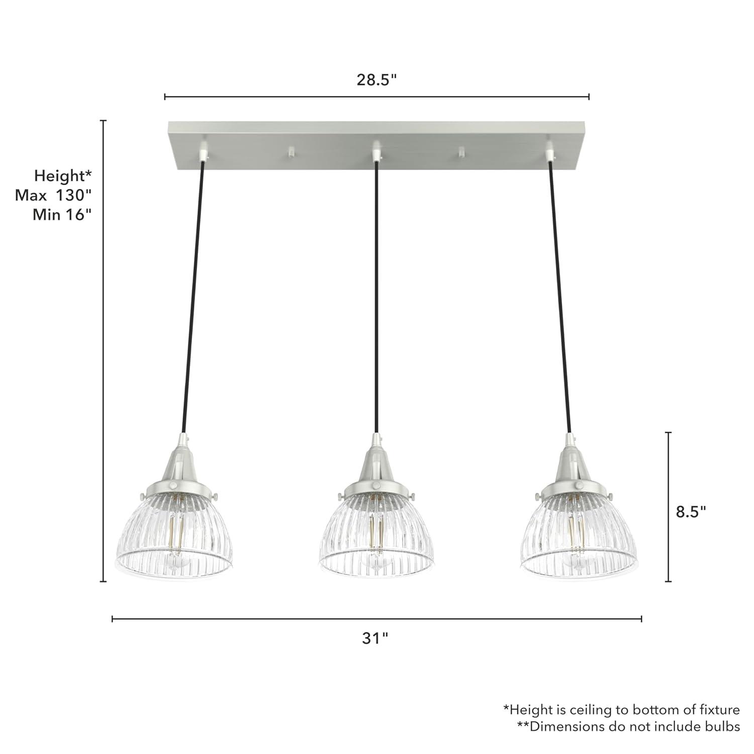 Cypress Grove 3 - Light Cluster Bell Pendant