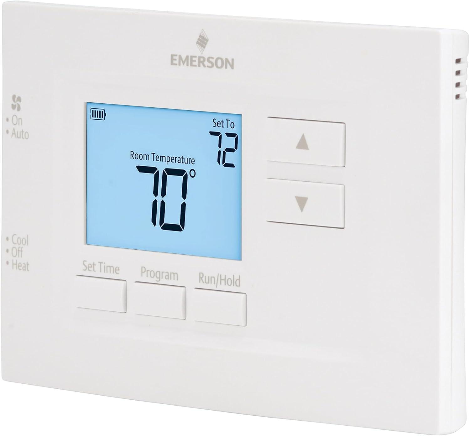 Emerson 1F75H-21PR Programmable Thermostat, 2H/1C