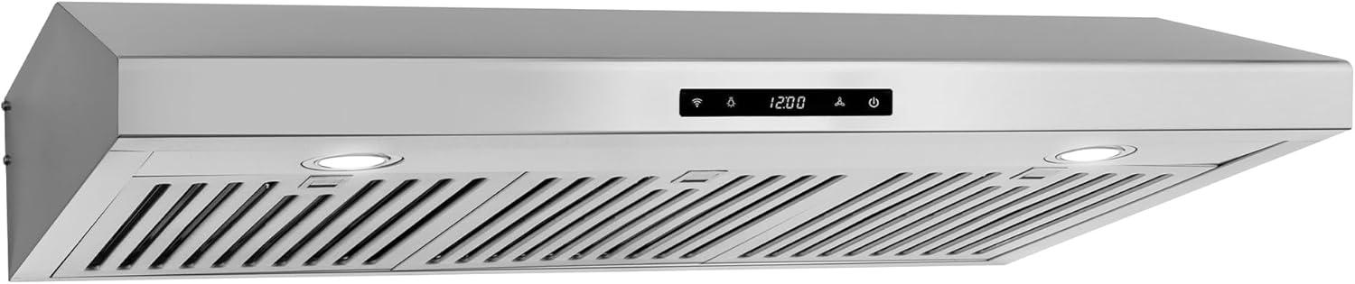 Cosmo 36 in. Haven Collection Ducted Under Cabinet Range Hood, Touch Controls, LED Lights, Permanent Filters, Stainless Steel