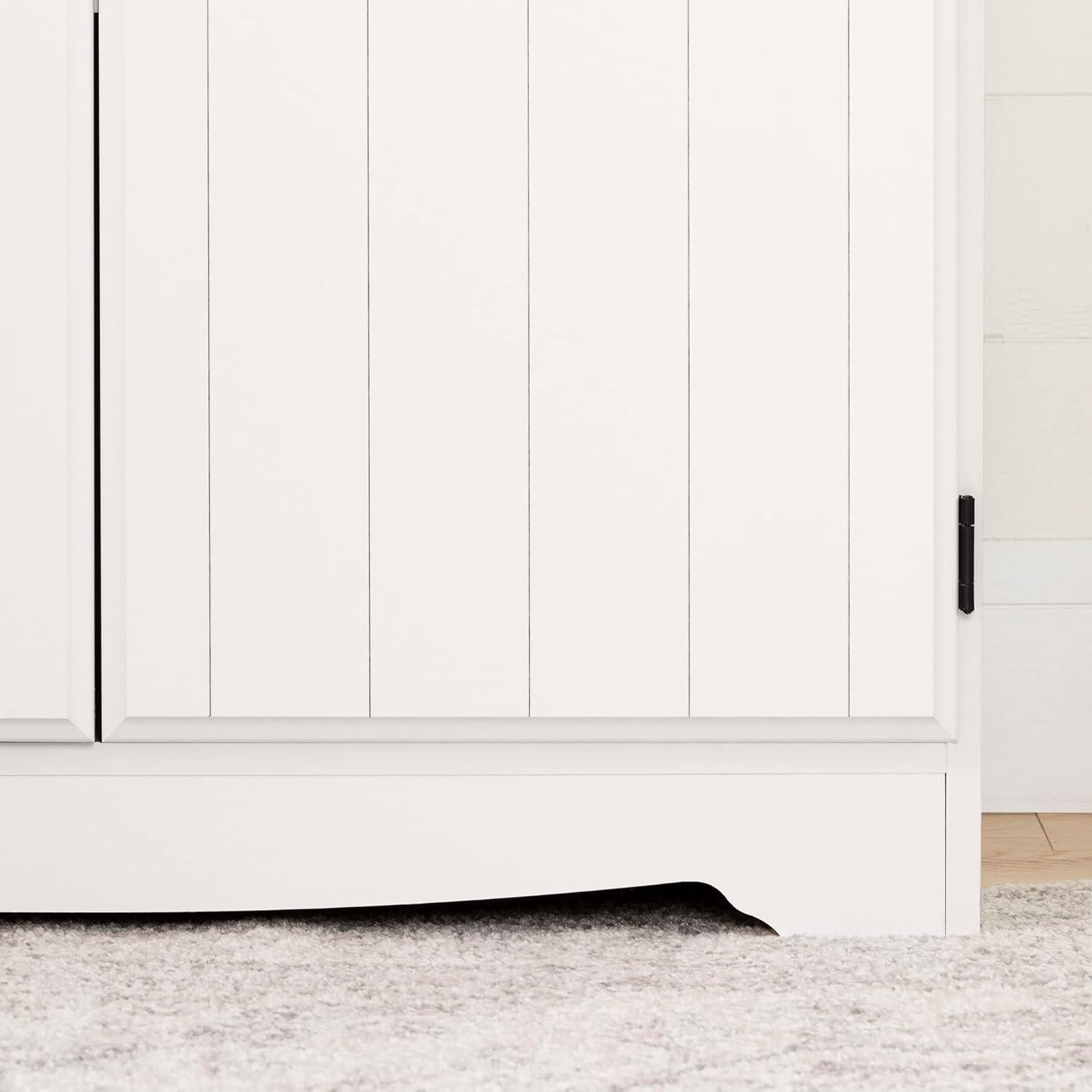 Farnel 2 Door Storage Cabinet Pure White - South Shore