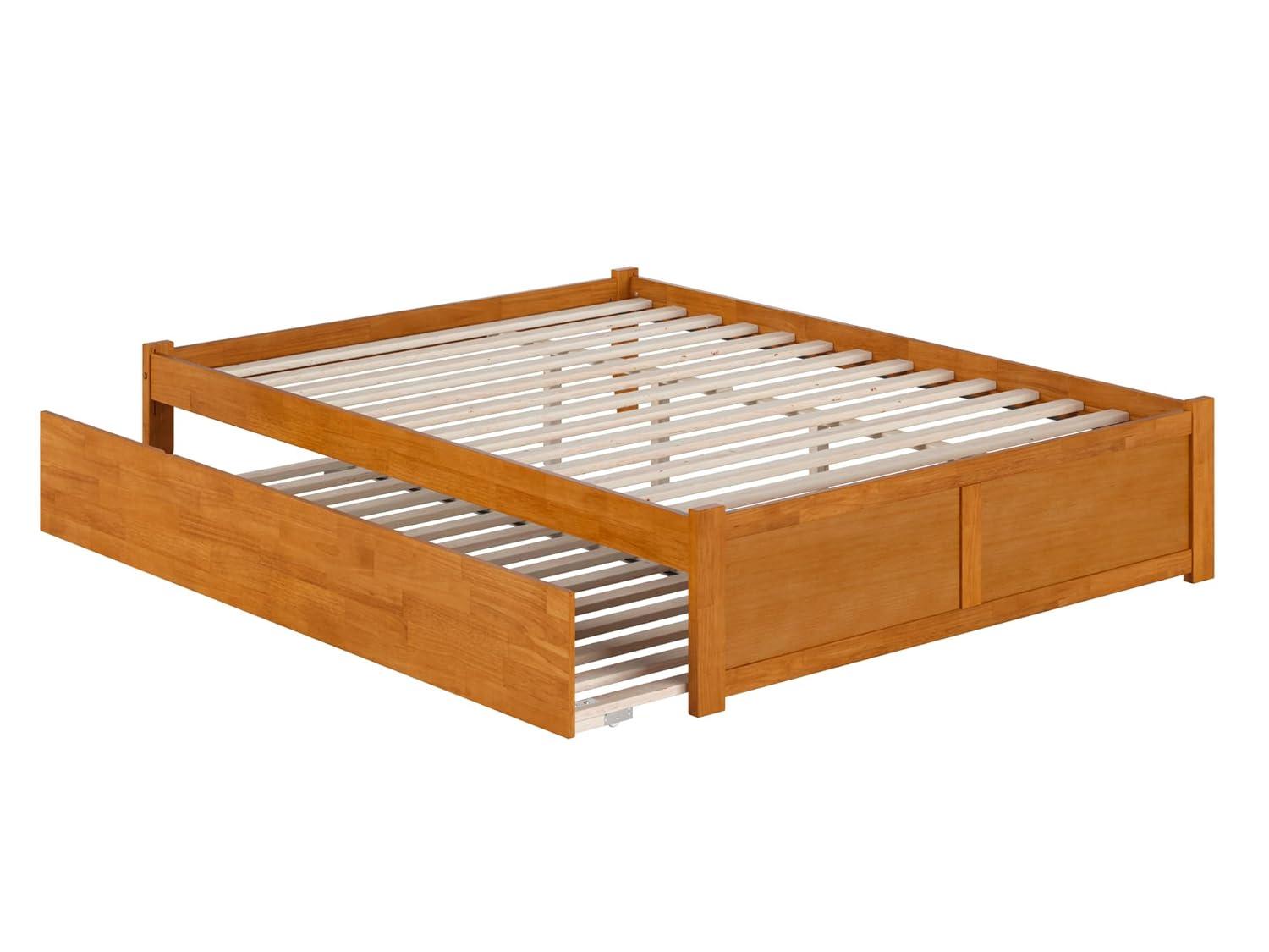 Solid Wood Platform Storage Bed