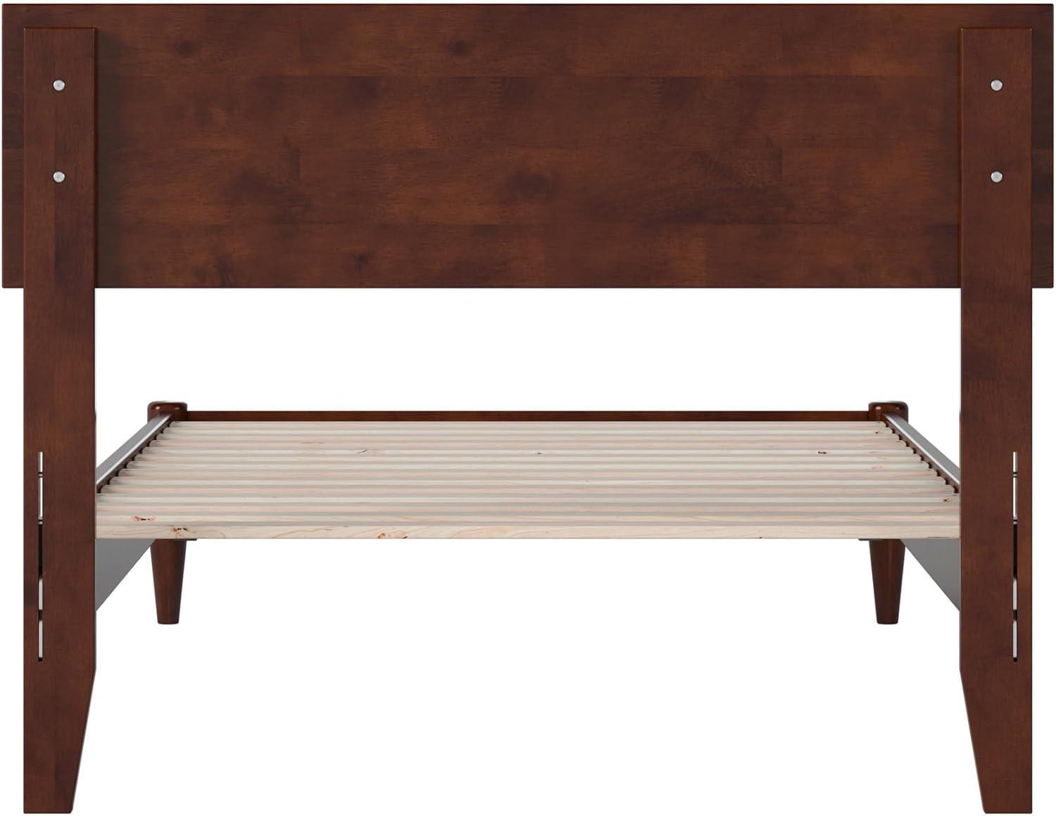AFI Aria Queen Modern Solid Wood Low Profile Platform Bed, Walnut