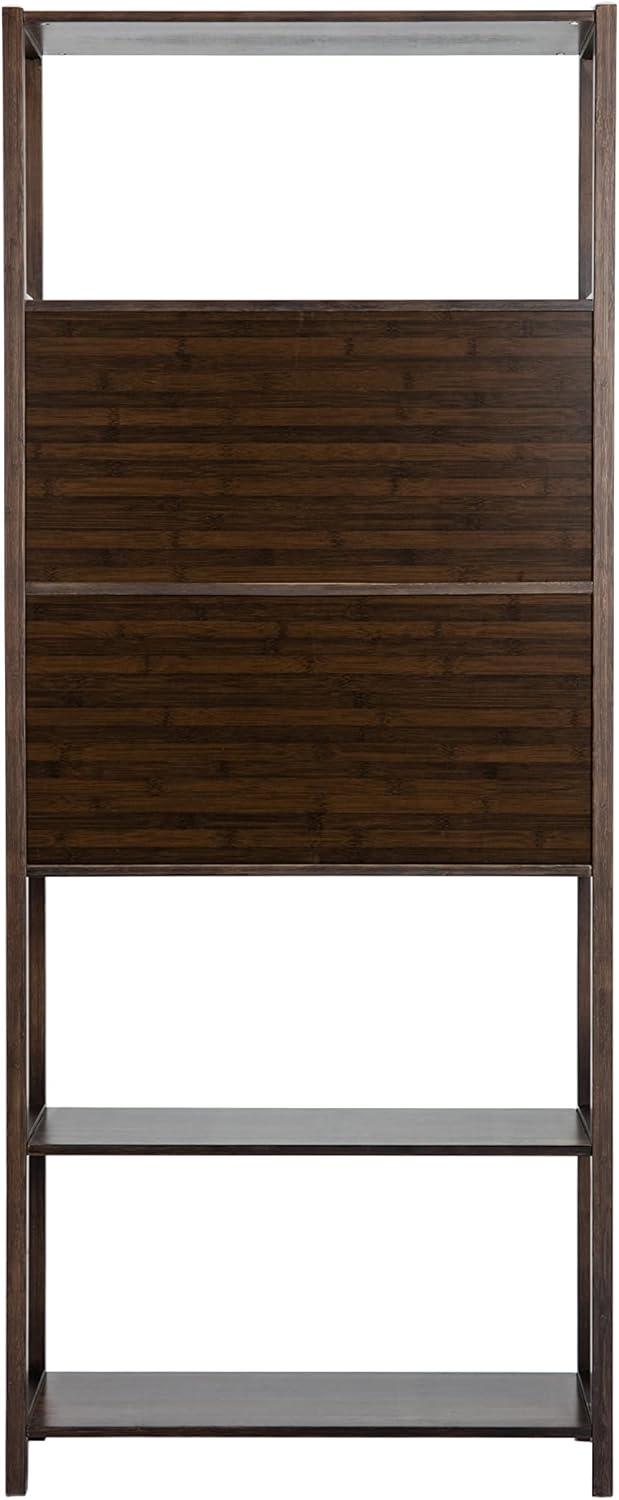 Selma Bamboo Bookcase Right Facing Spindle Cabinet - Boraam