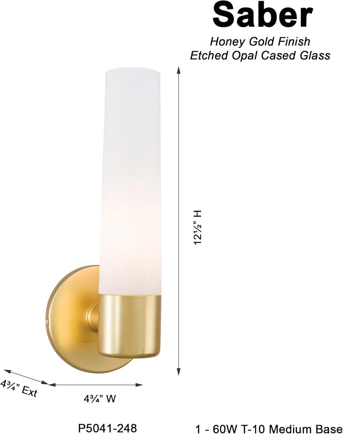George Kovacs Lighting - Saber-One Light Wall Sconce in Contemporary Style-4.75