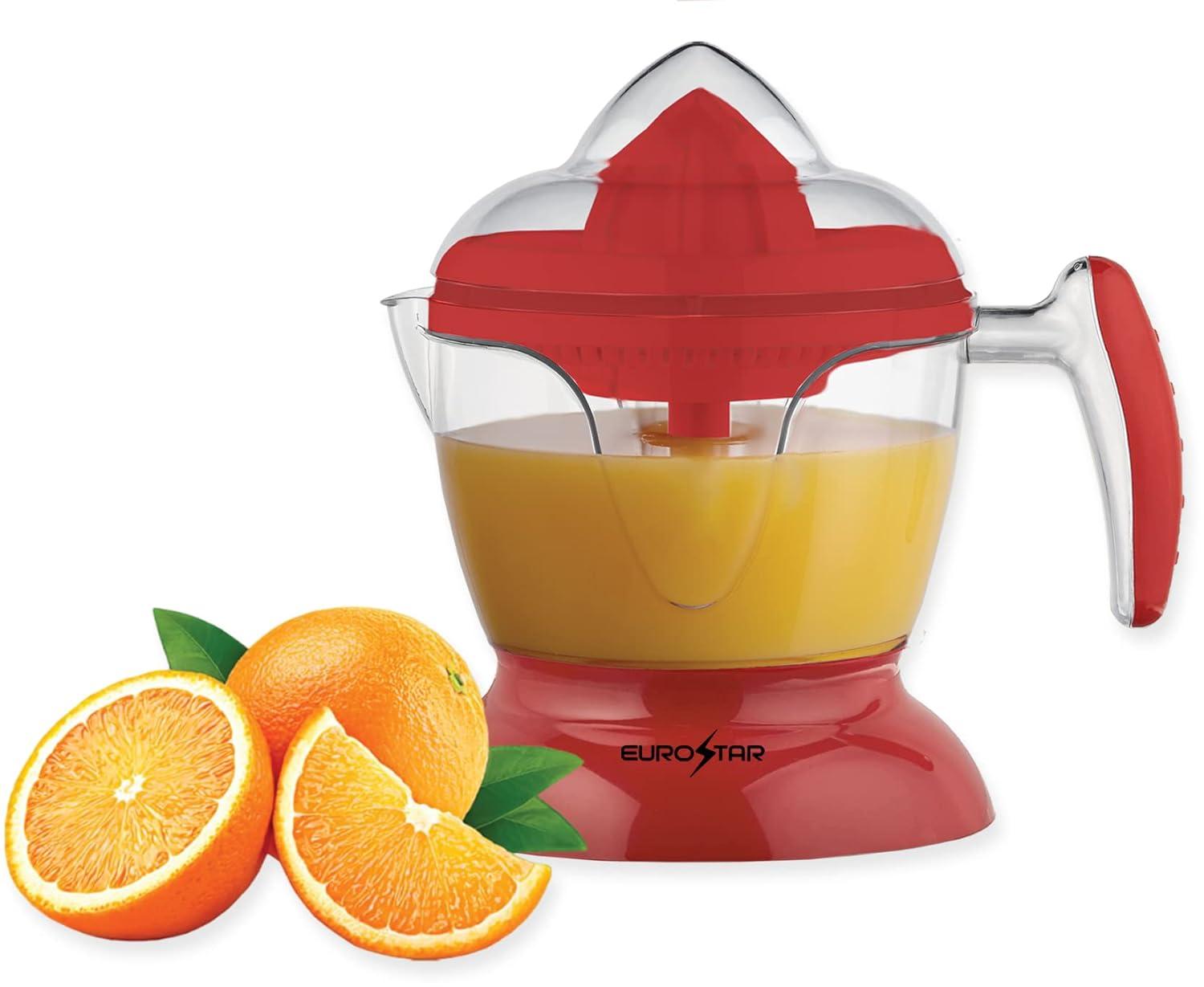 EUROSTAR ECJ600RED 25oz Electric Citrus Juicer, Red