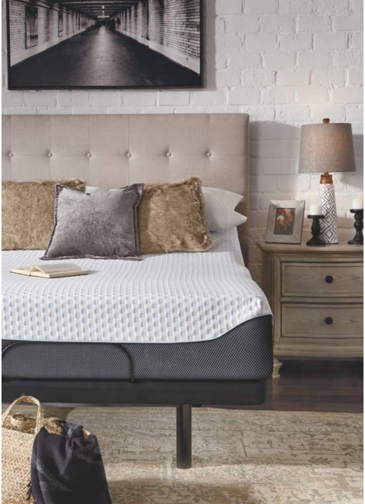 Signature Design by Ashley Chime Plush Charcoal Infused Memory Foam Mattress