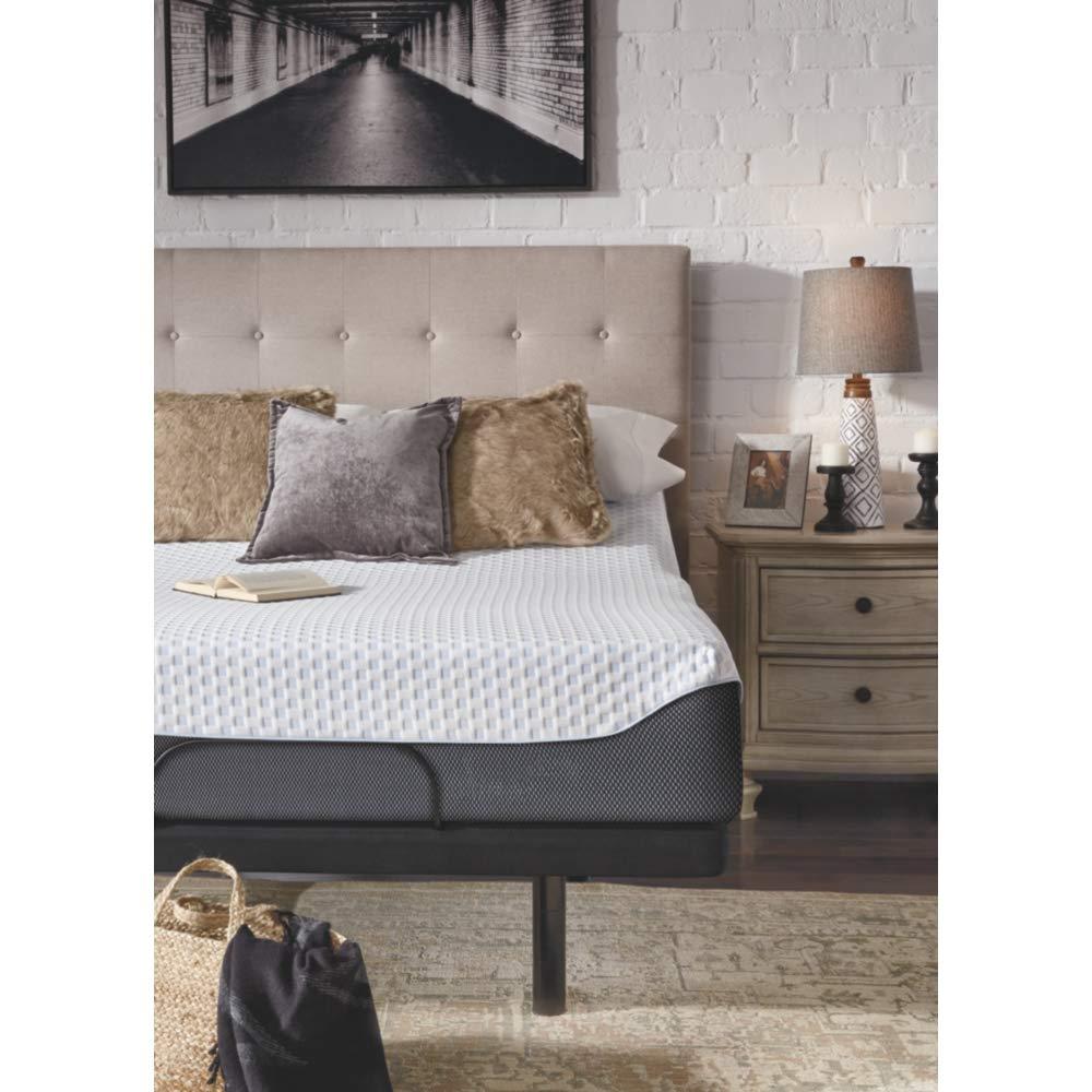 Signature Design by Ashley Chime Plush Charcoal Infused Memory Foam Mattress