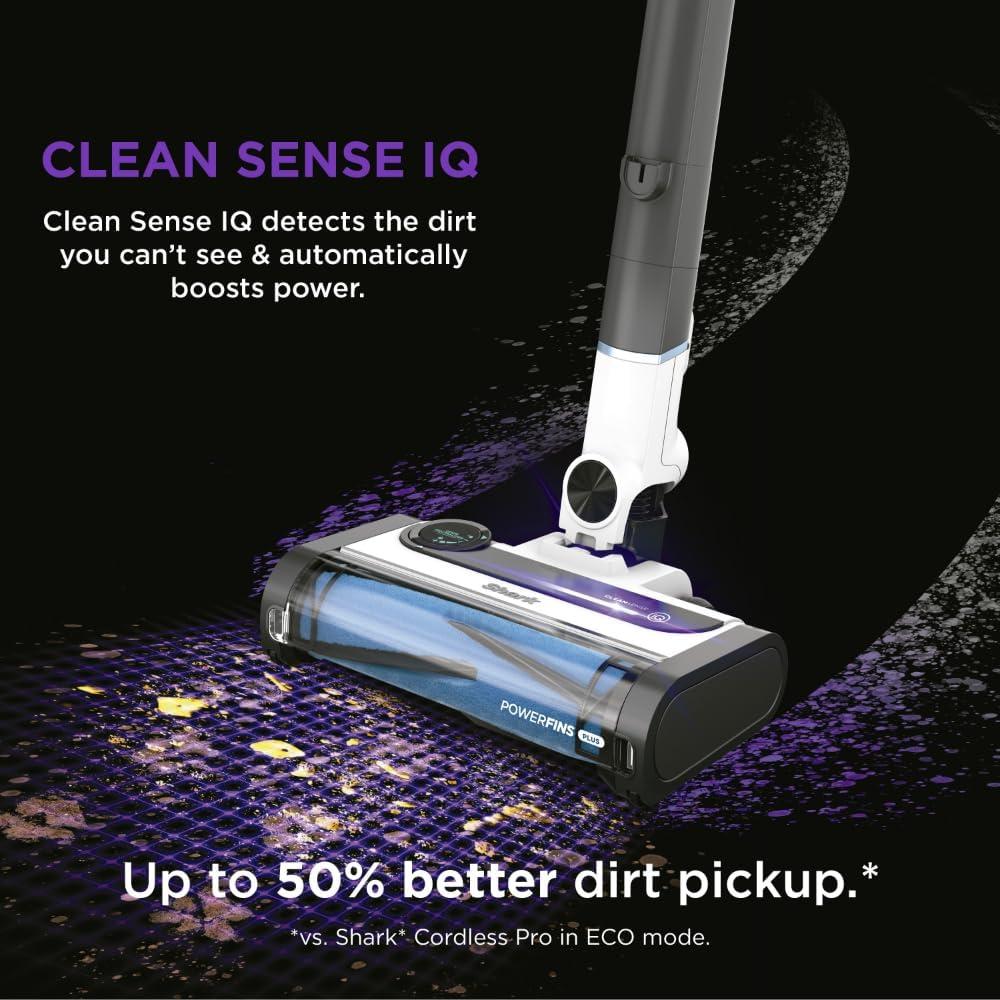 Light Blue Cordless Stick Vacuum with HEPA Filter