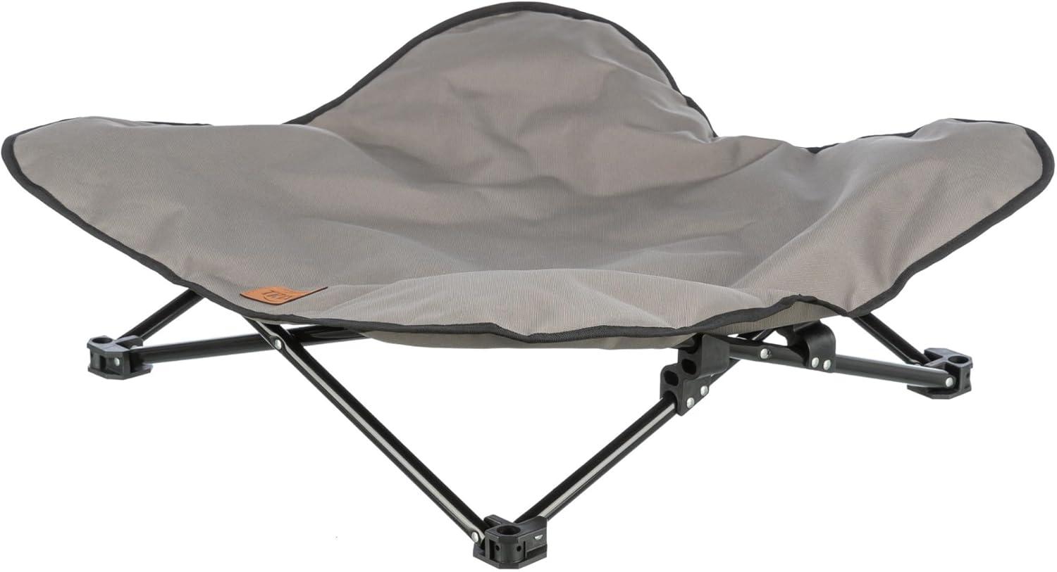 TRIXIE TRIXIE Camping Cot for Dogs, Elevated Dog Bed, Folding Padded Pet Bed, Raised Travel Lounger for Dogs