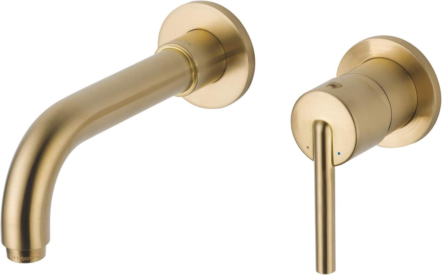 Trinsic Contemporary Bronze Wall-Mounted Bathroom Faucet