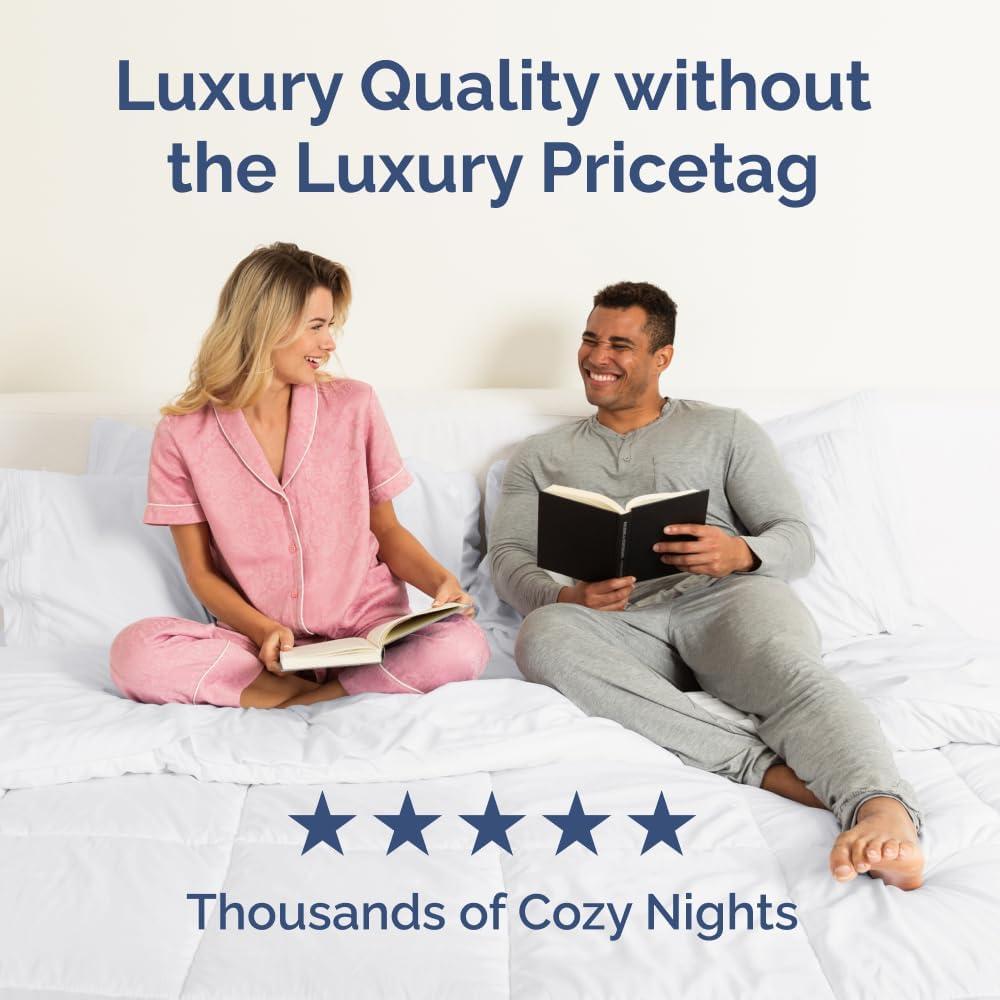 CGK Linens Premium Quality Goose Down Alternative Comforter - Warm & Lightweight