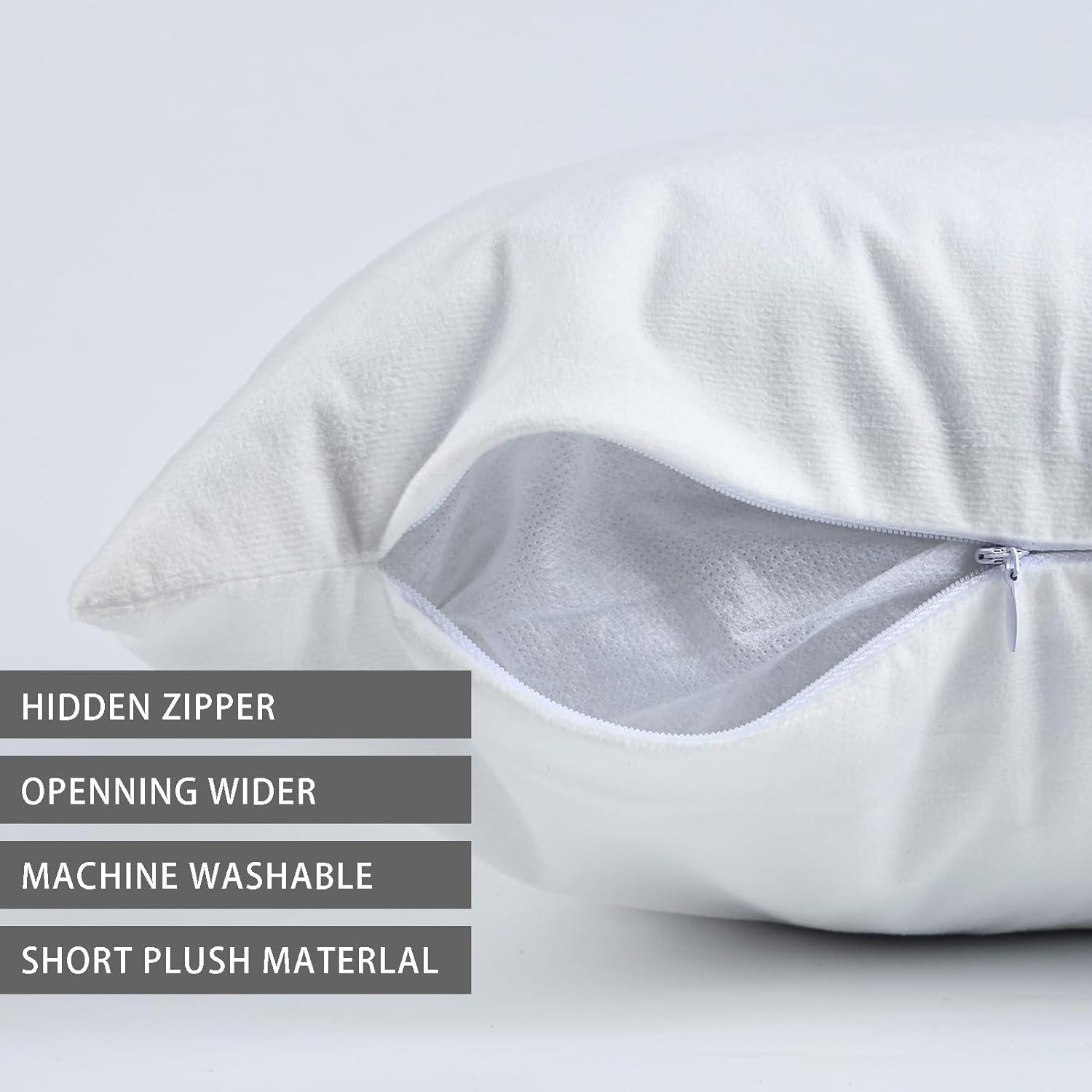 Boho Green Throw Pillow Covers 18x18 inch Set of 2,Bohemian Carpet Double Sided Pattern Soft Plush Cushion Cover for Couch Sofa Bed Decorative,Only Pillowcase (No Insert)